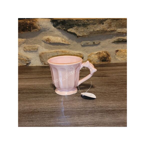 Delilah Jane Light pink bow mug - Picture 1 of 1